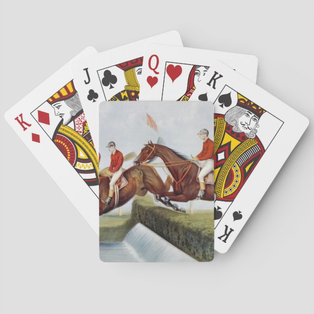 Baraja De Cartas Carrera de obstáculos SUPERIOR (Reverso)