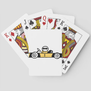 Baraja De Cartas Carreras automática, Carreras de coches