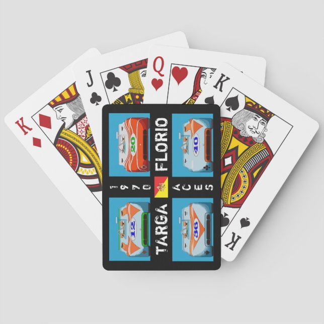 Baraja De Cartas Carreras de 1970 (Reverso)