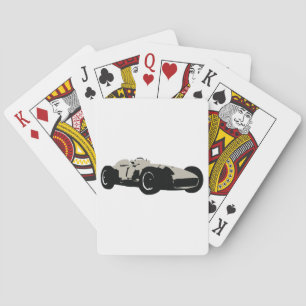Baraja De Cartas Carreras motorizada ilustracion de coche impreso e