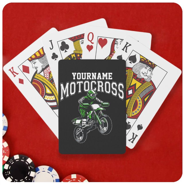 Baraja De Cartas Carreras personalizada de moto-cruz sucia para cic (Subido por el creador)