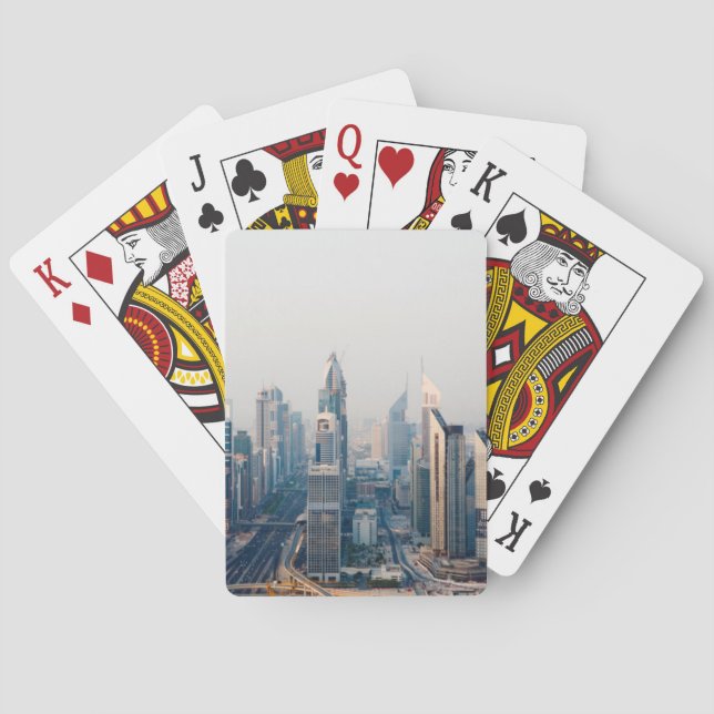 Baraja De Cartas Carretera Sheikh Zayed (Reverso)