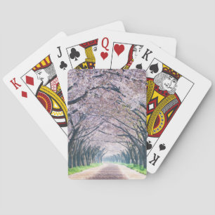 Baraja De Cartas Carril de la flor de cerezo