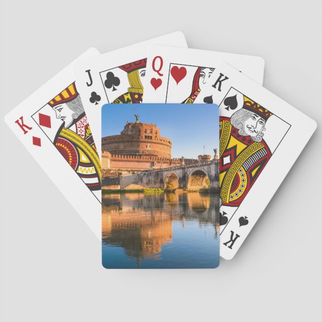 Baraja De Cartas Carros, Castel Sant'Angelo (Reverso)