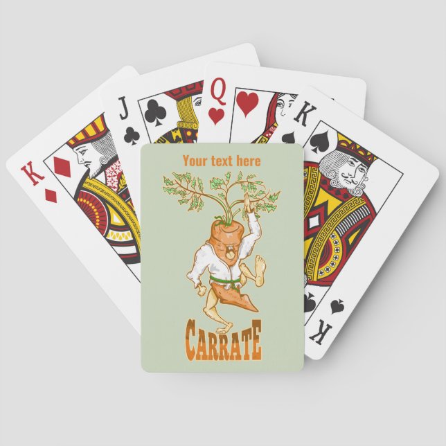 Baraja De Cartas Carrot Karate CARRATE (Reverso)