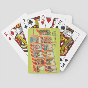 Baraja De Cartas "Cartas de juego retro del Canal de Panamá