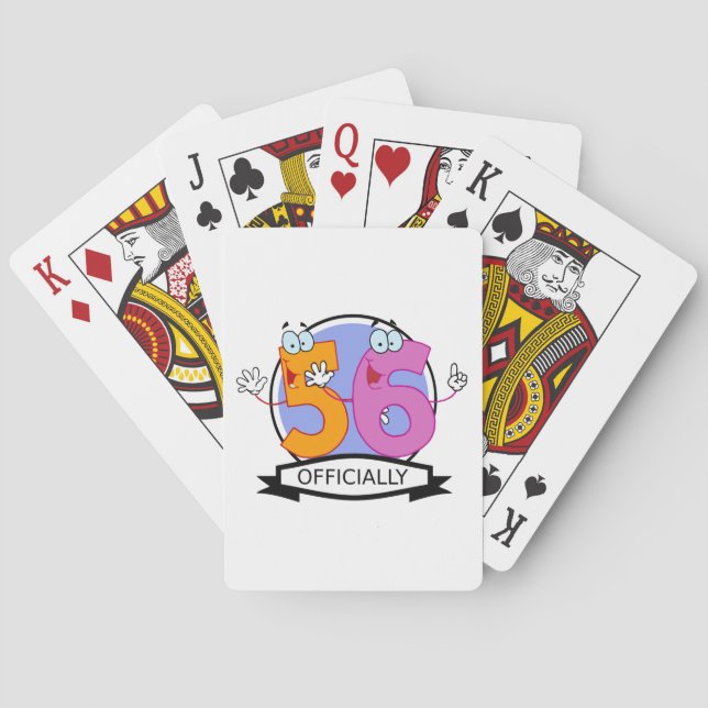 Baraja De Cartas Cartel oficial de cumpleaños 56 (Reverso)