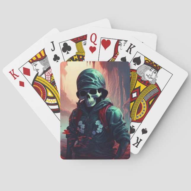 Baraja De Cartas Cartes à jouer Skeleton (Reverso)