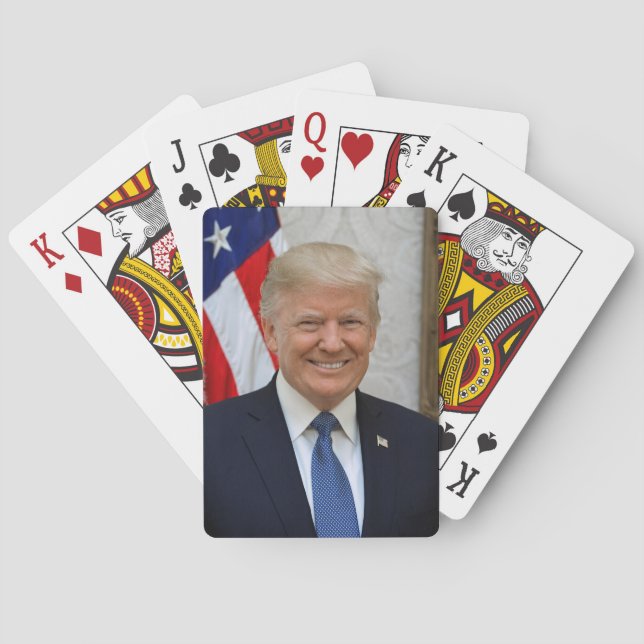 Baraja De Cartas Casa Blanca del presidente estadounidense Donald T (Reverso)