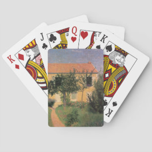Baraja De Cartas Casa de campo italiana con techo rojo