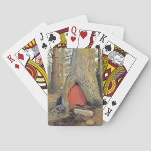 Baraja De Cartas Casa de elfo mágico