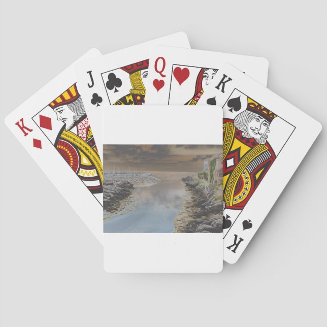 Baraja De Cartas Casa de luz en Cascais Portugal (Reverso)