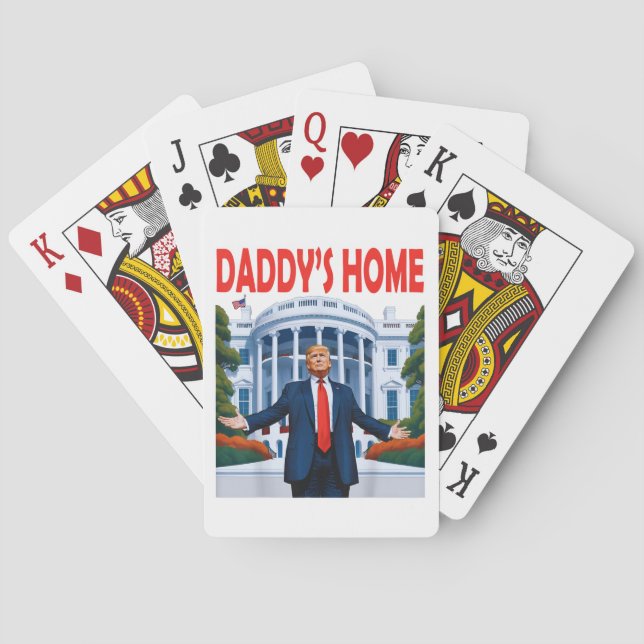 Baraja De Cartas Casa de Trump Daddys (Reverso)