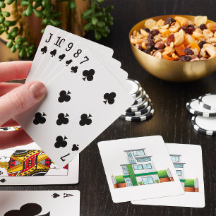 Baraja De Cartas Casa moderna de varios pisos hogar contemporáneo