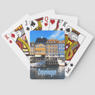Baraja De Cartas Casas del Canal de Copenhague Dinamarca Nyhavn