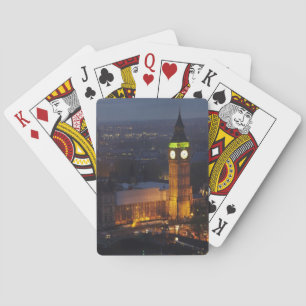 Baraja De Cartas Casas del Parlamento, Big Ben, Westminster