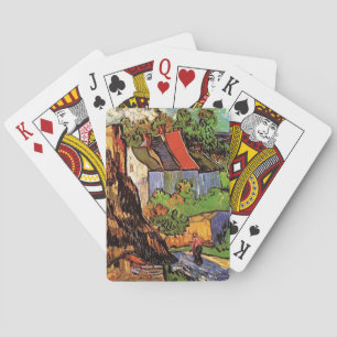 Baraja De Cartas Casas en Auvers, Vincent van Gogh. Aldea