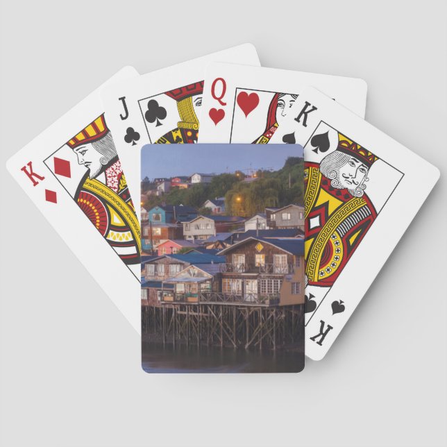 Baraja De Cartas Casas palafito elevadas (Reverso)