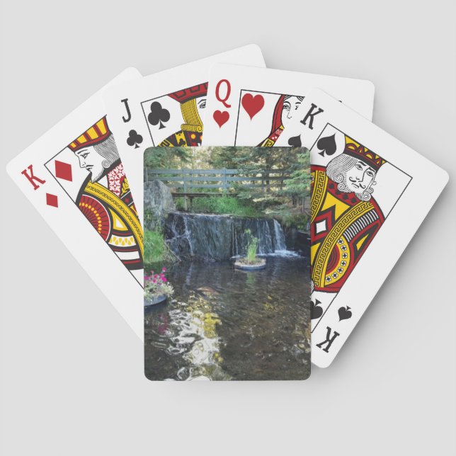Baraja De Cartas Cascada (Reverso)