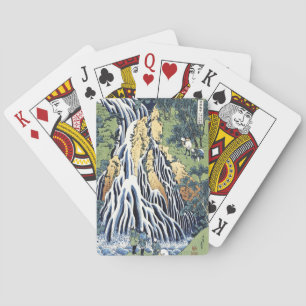 Baraja De Cartas Cascada de Kirifuri cerca de la montaña Kurokami H