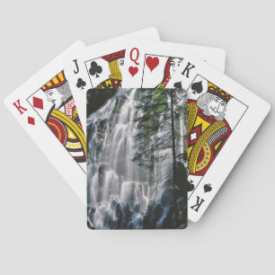 Baraja De Cartas Cascada en bosque, Oregón