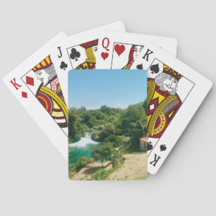 Baraja De Cartas Cascadas Krka - Parque nacional Krka - Croacia