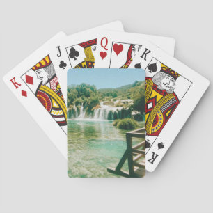 Baraja De Cartas Cascadas Krka - Parque nacional Krka - Croacia