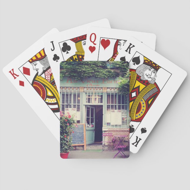 Baraja De Cartas Casco Antiguo Viejo París (Reverso)