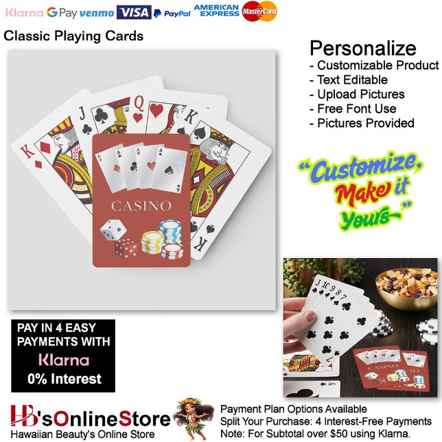 Baraja De Cartas Casino Ace Dice Poker Chips Jugando Tarjetas 3 (Casino Ace Dice Poker Chips Playing Cards 3.)