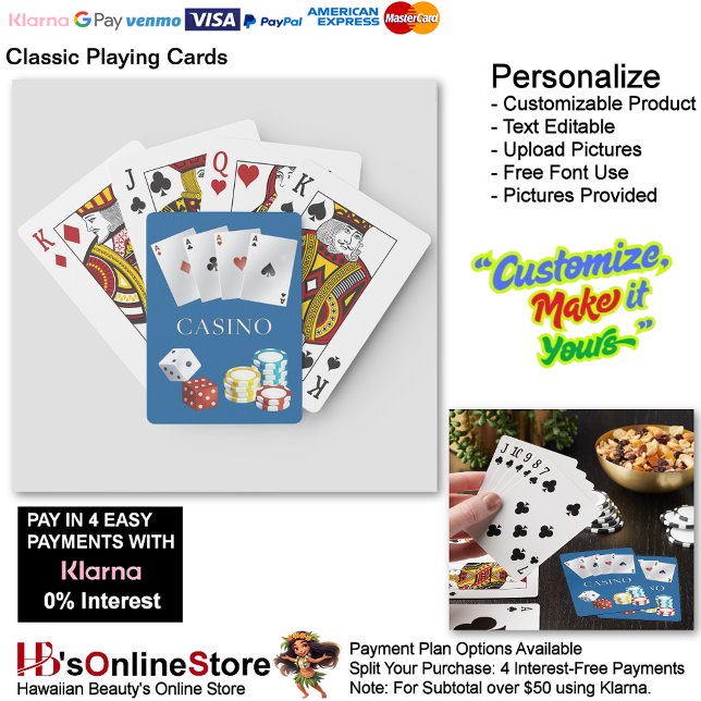 Baraja De Cartas Casino Ace Dice Poker Chips Jugando Tarjetas 4 (Casino Ace Dice Poker Chips Playing Cards 4.)