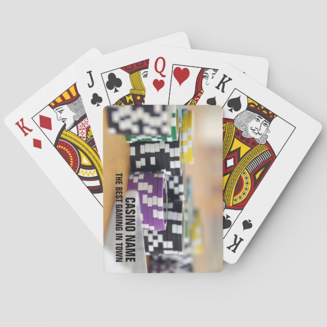 Baraja De Cartas Casino Chips, Casino, Gaming Industry (Reverso)