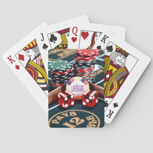 Baraja De Cartas Casino de Las Vegas (Reverso)