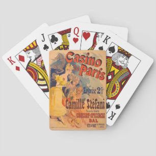 Baraja De Cartas Casino Europe Francia Paris Vintage retro