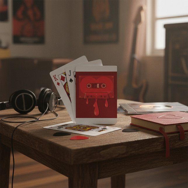 Baraja De Cartas Cassette de audio sangrante (Subido por el creador)