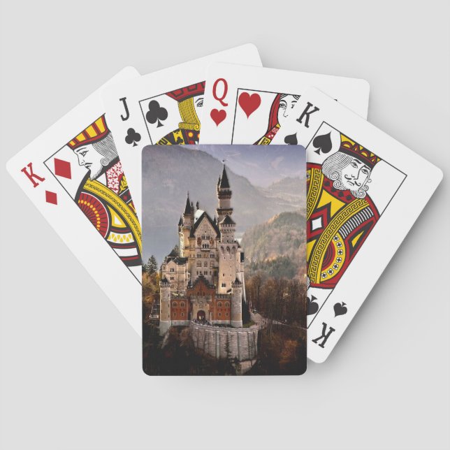 Baraja De Cartas Castillo Alemania de Neuschwanstein (Reverso)