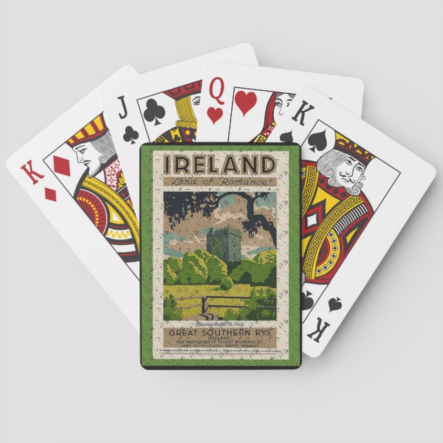 Baraja De Cartas Castillo de Blarney Vintage (Reverso)