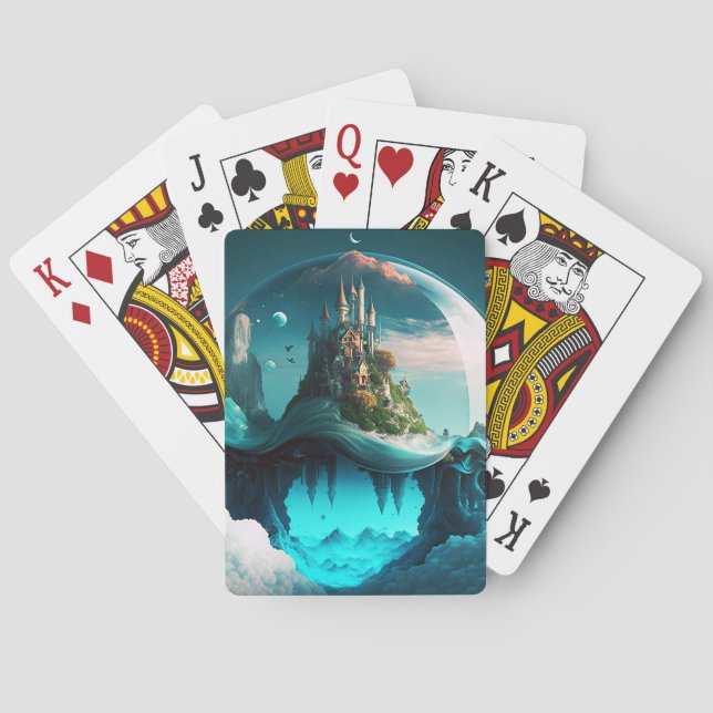 Baraja De Cartas Castillo De Crystal Ball (Reverso)