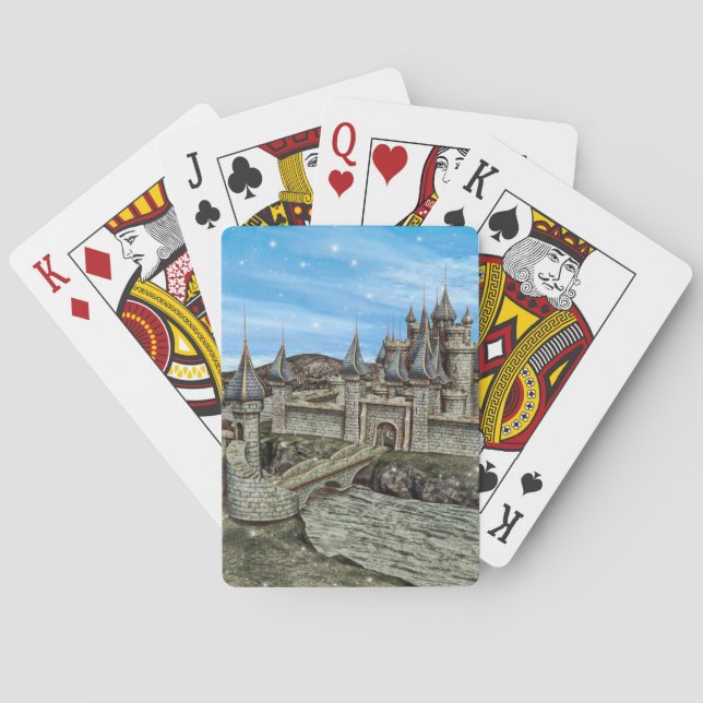 Baraja De Cartas Castillo de Cuento de Hadas (Reverso)