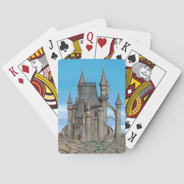 Baraja De Cartas Castillo de Cuento de Hadas (Reverso)