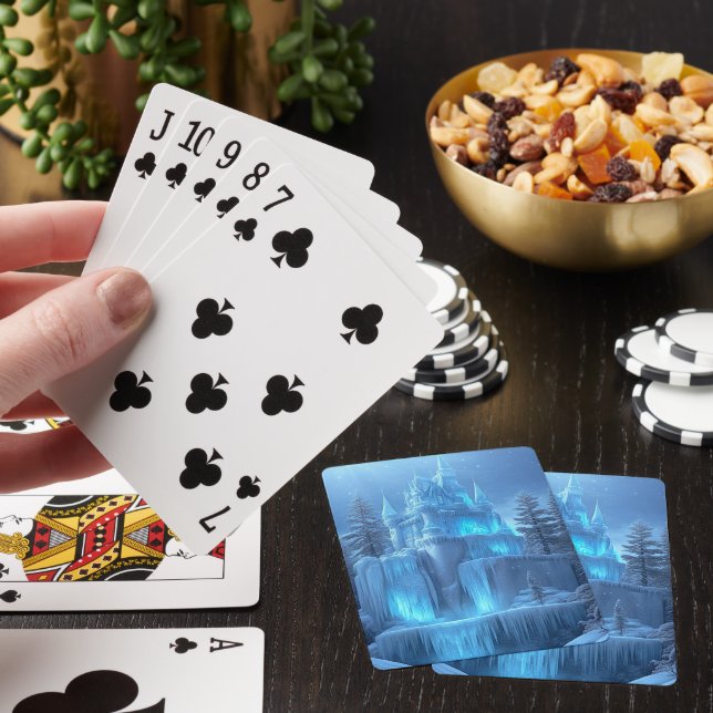 Baraja De Cartas Castillo de hielo de sueños congelados (In Situ)