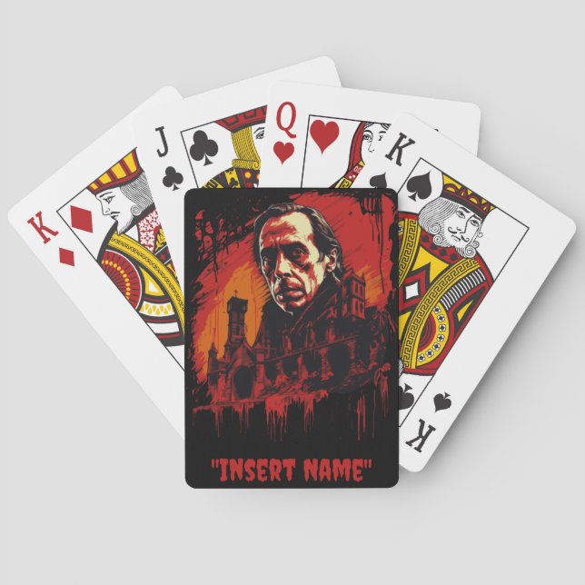 Baraja De Cartas Castillo de luna de sangre (Reverso)