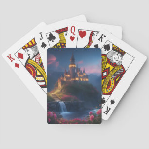 Baraja De Cartas Castillo de Montaña Medianoche Cuatro