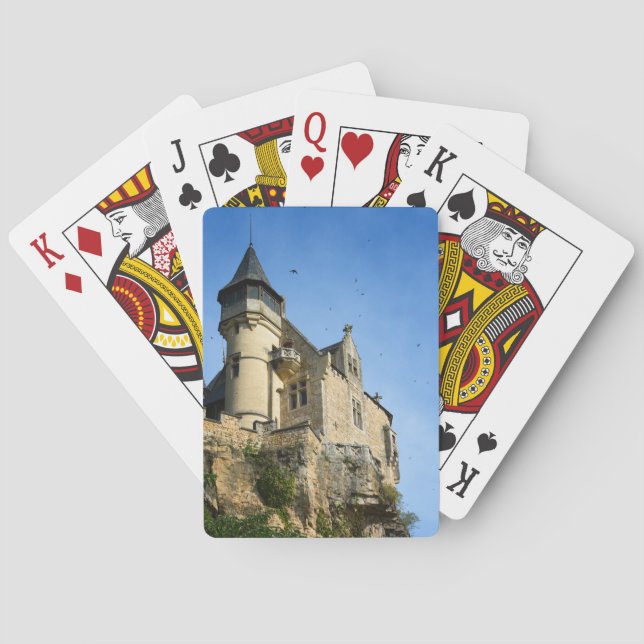 Baraja De Cartas Castillo de Montfort, Dordoña, Francia (Reverso)