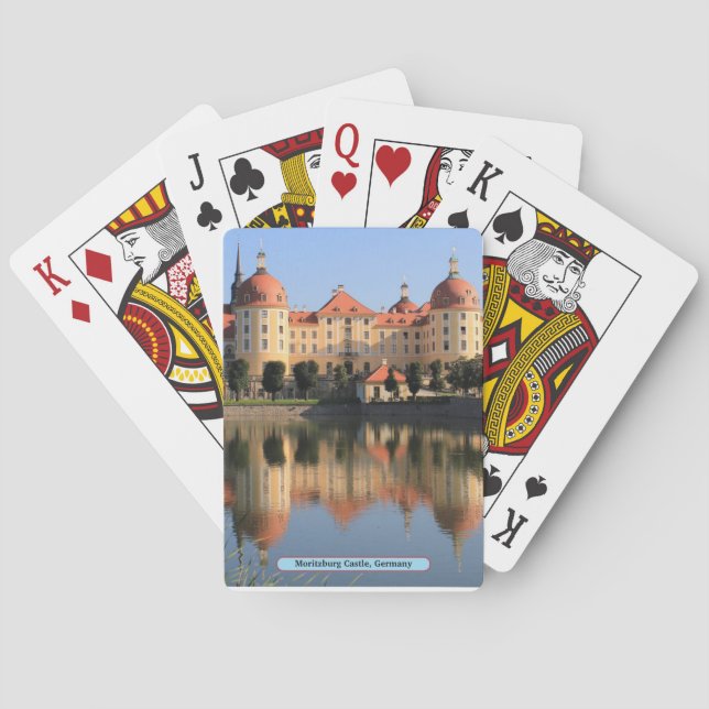 Baraja De Cartas Castillo de Moritzburg, Alemania (Reverso)