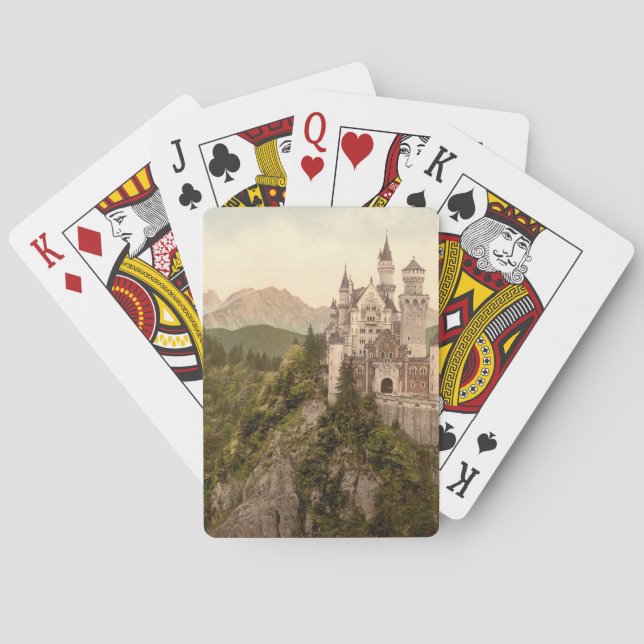 Baraja De Cartas Castillo de Neuschwanstein, Baviera, Alemania (Reverso)