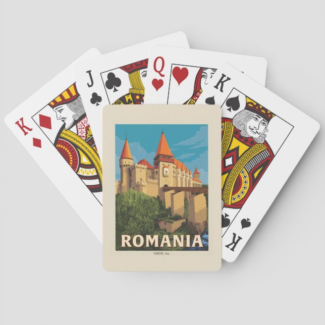 Baraja De Cartas Castillo de Peles Rumania (Reverso)