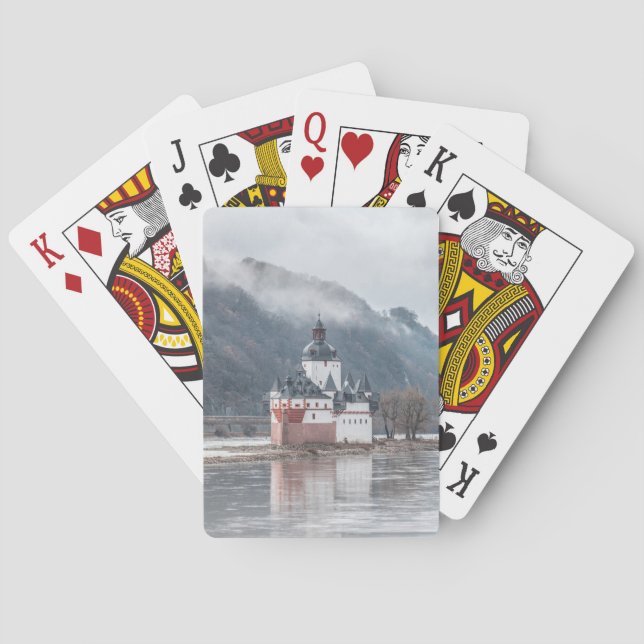 Baraja De Cartas Castillo de Pfalzgrafenstein Alemania (Reverso)