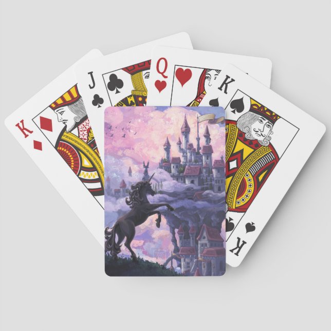 Baraja De Cartas Castillo de Unicorn (Reverso)