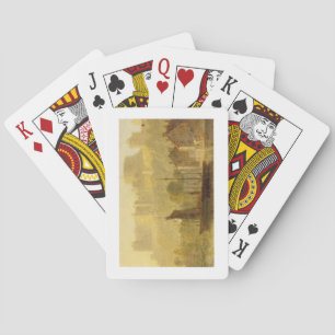 Baraja De Cartas Castillo de Windsor del Thames (aceite en cartón