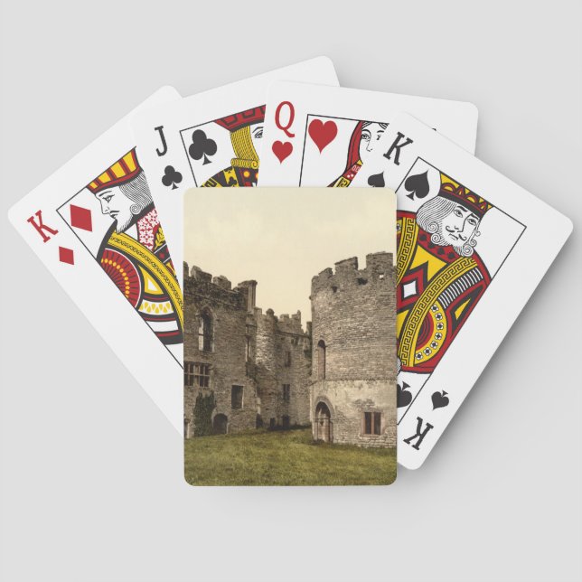 Baraja De Cartas Castillo Ludlow I, Shropshire, Inglaterra (Reverso)